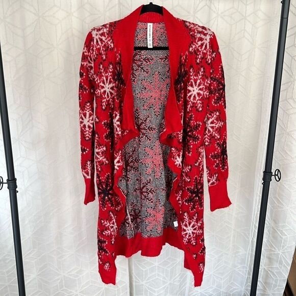 Bethany Mota Christmas Cardigan Sweater - Picture 1 of 5